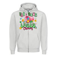 Dove Grey take your lucky charms st patricks Zipper Hoodie - Artiststas