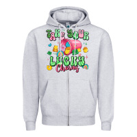 Heather Grey take your lucky charms st patricks Zipper Hoodie - Artiststas