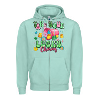 Seafoam take your lucky charms st patricks Zipper Hoodie - Artiststas