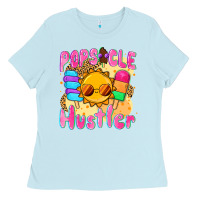 Baby Blue popsicle hustler Ladies Tee - NancyCooperArtShop