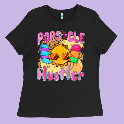 Popsicle Hustler Ladies Tee Designed By Nancycooperartshop