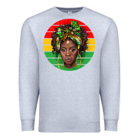 Heather Grey black women Premium Sweatshirt - BarkalooDesign