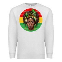 Oatmeal Heather black women Premium Sweatshirt - BarkalooDesign