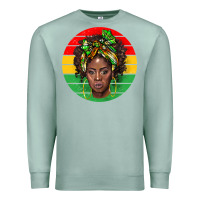 Seafoam black women Premium Sweatshirt - BarkalooDesign