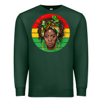 Sports Green black women Premium Sweatshirt - BarkalooDesign