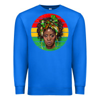 True Royal black women Premium Sweatshirt - BarkalooDesign