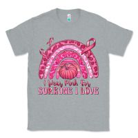 Heather Grey i wear pink for someone i love Classic Tee - texasbilliewilder