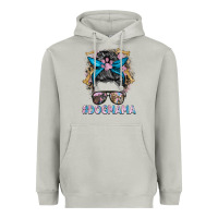 Moon Dust dog mama messy bun Heavyweight Hoodie - BarkalooDesign