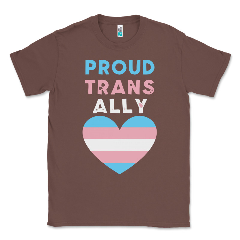 Proud Trans Ally Transgender Classic Tee by trangStudio | Teevron