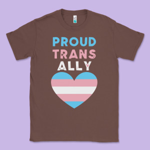 Proud Trans Ally Transgender Classic Tee Designed By Trangstudio