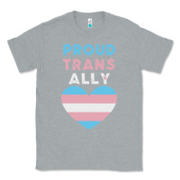 Heather Grey proud trans ally transgender Classic Tee - trangStudio