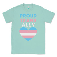 Seafoam proud trans ally transgender Classic Tee - trangStudio