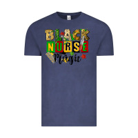 Vintage Denim black nurse magic juneteenth Vintage Tee - CowGirlArtShop