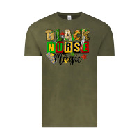Vintage Olive black nurse magic juneteenth Vintage Tee - CowGirlArtShop
