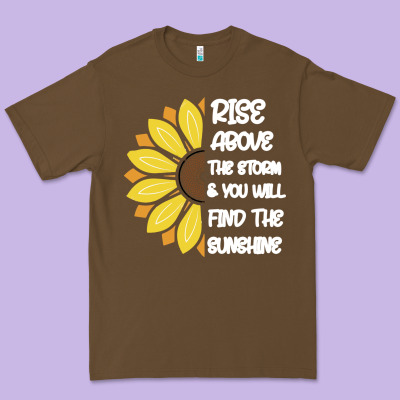 Rise Above The Storm You Will F And The Sunshine Premium Tee Designed By Bettercallsaul