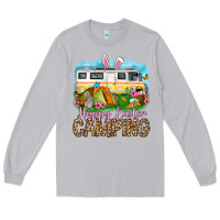Moon Dust Happy Easter camping Long Sleeve Tee - OliviaCreatesArt