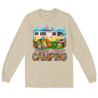 Mushroom Happy Easter camping Long Sleeve Tee - OliviaCreatesArt