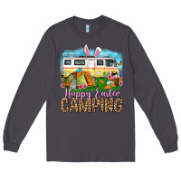Smoke Happy Easter camping Long Sleeve Tee - OliviaCreatesArt