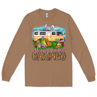 Toasted Coconut Happy Easter camping Long Sleeve Tee - OliviaCreatesArt
