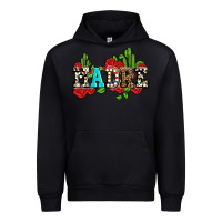 Black madre with roses and cactus Urban Hoodie - AdoDesignShop