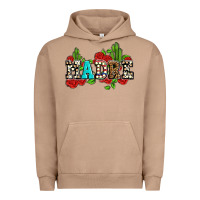 Pigment Burro madre with roses and cactus Urban Hoodie - AdoDesignShop