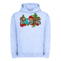 Pigment Grape Ice madre with roses and cactus Urban Hoodie - AdoDesignShop