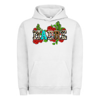 Pigment Lunar Rock madre with roses and cactus Urban Hoodie - AdoDesignShop