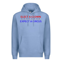 Colony Blue Elect A Clown Expect A Circus Political Premium Hoodie - trangStudio