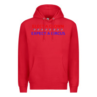 Red Elect A Clown Expect A Circus Political Premium Hoodie - trangStudio