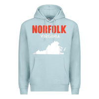 Blue Mist norfolk virginia usa state america travel virginian Premium Hoodie - trangStudio