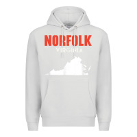 Dove Grey norfolk virginia usa state america travel virginian Premium Hoodie - trangStudio