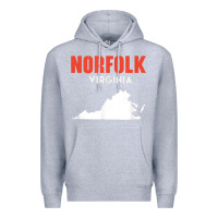 Heather Grey norfolk virginia usa state america travel virginian Premium Hoodie - trangStudio