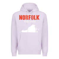 Lilac norfolk virginia usa state america travel virginian Premium Hoodie - trangStudio