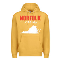 Mustard norfolk virginia usa state america travel virginian Premium Hoodie - trangStudio