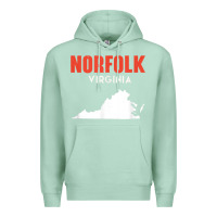 Seafoam norfolk virginia usa state america travel virginian Premium Hoodie - trangStudio
