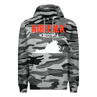 Slate Camo norfolk virginia usa state america travel virginian Premium Hoodie - trangStudio