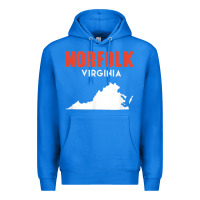 True Royal norfolk virginia usa state america travel virginian Premium Hoodie - trangStudio
