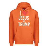 Carrot I Love Jesus And Trump Republican Conservative Gift Premium Hoodie - trangStudio