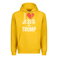 Lemon I Love Jesus And Trump Republican Conservative Gift Premium Hoodie - trangStudio