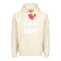 Tofu I Love Jesus And Trump Republican Conservative Gift Premium Hoodie - trangStudio