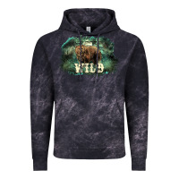 Cloud Black Stay wild night Grizzly Bear Vintage Hoodie - HowdyJamesFarm