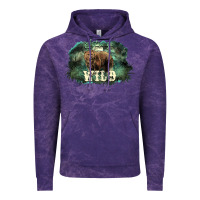 Cloud Purple Stay wild night Grizzly Bear Vintage Hoodie - HowdyJamesFarm
