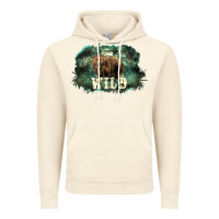 Vintage Artic Stay wild night Grizzly Bear Vintage Hoodie - HowdyJamesFarm