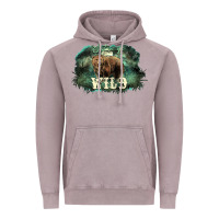 Vintage Zinc Stay wild night Grizzly Bear Vintage Hoodie - HowdyJamesFarm