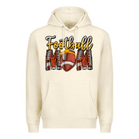 Sandshell Football Mom Premium Hoodie - CowhideDigitalArt