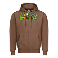 Chestnut lucky nurse Zipper Hoodie - Artiststas