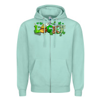 Seafoam lucky nurse Zipper Hoodie - Artiststas