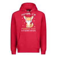 Cardinal i'm really a fennec fox in a human costume funny gift t shirt Premium Hoodie - trangStudio