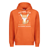 Carrot i'm really a fennec fox in a human costume funny gift t shirt Premium Hoodie - trangStudio