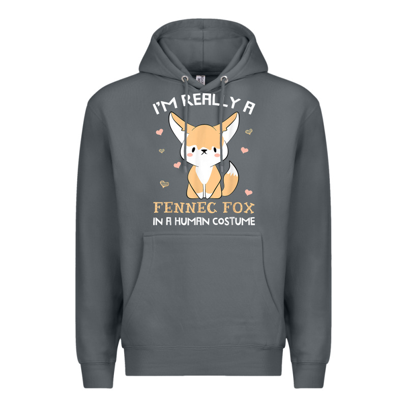 I'm Really A Fennec Fox In A Human Costume Funny Gift T Shirt Premium Hoodie by trangStudio | Teevron